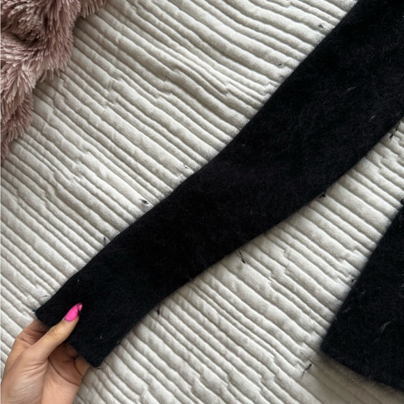 LPA Black Fuzzy Wool Sweater - Picture 3 of 6